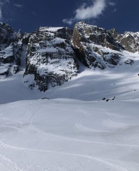 Esqui de Travesia en el Cajon del Maipo